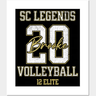 Brooke #20 SC Legends (12 Elite) - Black Posters and Art